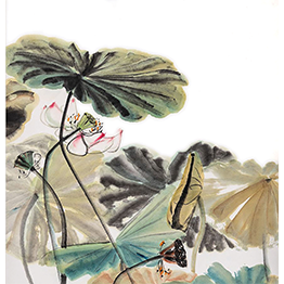 Lotus Pond in Autumn – Guo Dawei